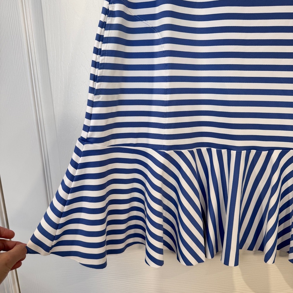 Tommy Bahama Blue and White Striped Swim Coverup Dress - Picture 8 of 11